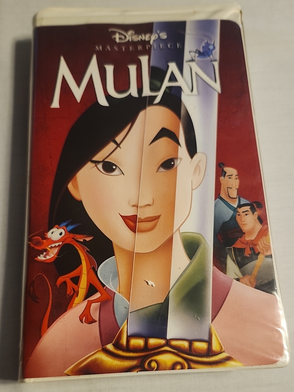 Disney's Animated Masterpiece MOVIE "Mulan" VHS TAPE Chinese Ledend.